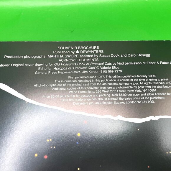 Cats Musical Joseph Technicolor Dreamcoat Broadway Souvenir Program Donny Osmond - Picture 6 of 16